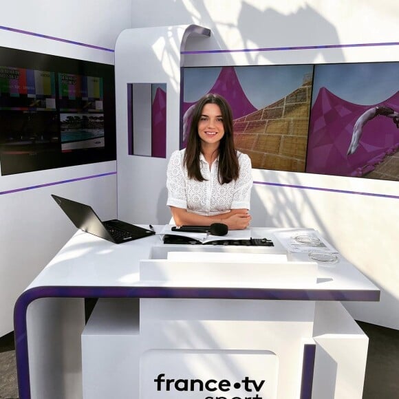 Cécile Grès, journaliste sportive pour France Télévisions