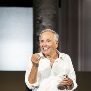 Exclusif - Fabrice Luchini - Représentation du spectacle "Des écrivains parlent d'argent" lors du Festival de Ramatuelle, le 7 août 2021. © Cyril Bruneau/Festival de Ramatuelle/Bestimage