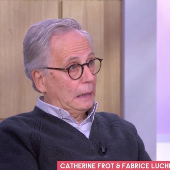 Fabrice Luchini dans l'émission "C à Vous" sur France 5.