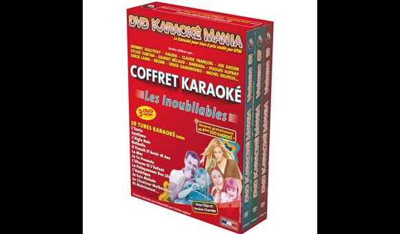 Des petits-enfants aux grands-parents, tout le monde pourra chanter les titres de ce coffret DVD Karaoké Mania Les Inoubliables