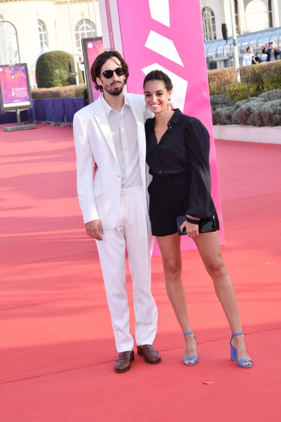 Antoine Lomepal et Souheila Yacoub pour la projection du film "Stillwater" lors de la cérémonie d'ouverture de la 47ème édition du festival du Cinéma Américain de Deauville, France, le 3 septembre 2021. © Rachid Bellak/Bestimage 