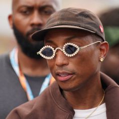 Pharrell Williams lors du Grand Prix de Formule 1 (F1) de Miami, le 8 mai 2022. 