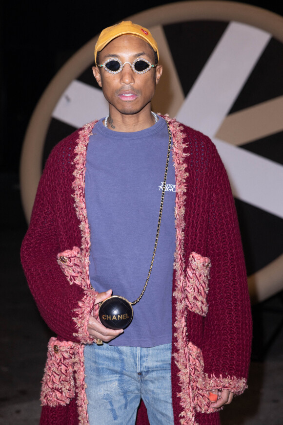 Pharrell Williams au défilé de mode Haute-Couture 2022 "Chanel" au Grand Palais à Paris le 25 janvier 2022 © Olivier Borde / Bestimage 