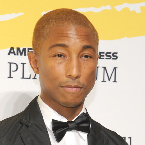 Pharrell Williams au photocall de la soirée "The Yellow Ball" organisée par American Express Platinum et Pharrell Williams au Brooklyn Museum à New York, le 10 septembre 2018.