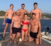 Le Français s'est platement excusé pour son niveau d'anglais. "My english is very bad", a-t-il déclaré.
Zinédine Zidane pose avec sa femme Véronique et leurs quatre fils, Elyaz, Enzo, Théo et Luca au cours de vacances en famille à Ibiza. Instagram, le 5 juillet 2019.