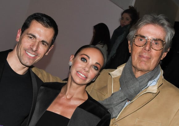 Semi-exclusif - Julien Lestel, Alexandra Cardinale et son compagnon Dominique Desseigne (président du groupe Barrière) - Backstage de la représentation "Dream Compagnie Julien Lestel" à la salle Pleyel à Paris le 16 janvier 2020. © Coadic Guirec-Pierre Perusseau/Bestimage