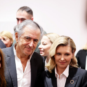 Exclusif - Bernard-Henri Lévy et Olena Zelenska lors de la soirée de gala au profit de la fondation Olena Zelenska à la salle Pleyel à Paris le 13 décembre 2022. © Dominique Jacovides / Bestimage 