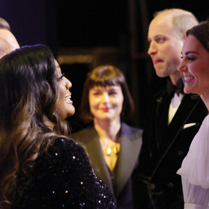 Elle était accompagnée de son mari le prince William
Le prince William, prince de Galles, et Catherine (Kate) Middleton, princesse de Galles, arrivent à la 76ème cérémonie des British Academy Film Awards (BAFTA) au Royal Albert Hall à Londres, le 19 février 2023. 