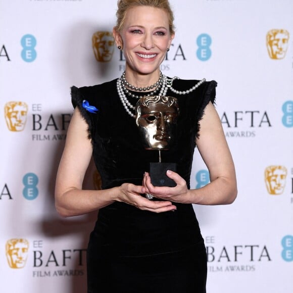 Cate Blanchett - Press-room de la 76ème cérémonie des British Academy Film Awards (BAFTA) au Royal Albert Hall à Londres, le 19 février 2023.