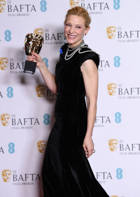 Cate Blanchett - Press-room de la 76ème cérémonie des British Academy Film Awards (BAFTA) au Royal Albert Hall à Londres, le 19 février 2023.