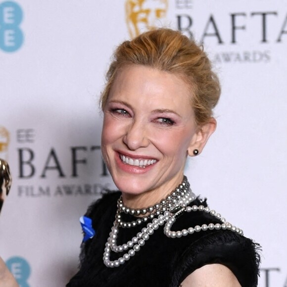 Cate Blanchett - Press-room de la 76ème cérémonie des British Academy Film Awards (BAFTA) au Royal Albert Hall à Londres, le 19 février 2023.