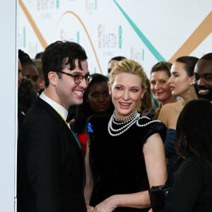 Cate Blanchett au photocall de la 76ème cérémonie des British Academy Film Awards (BAFTA) au Royal Albert Hall à Londres, le 19 février 2023. 