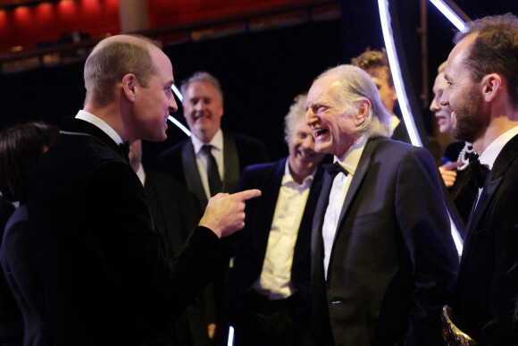 Le prince William, prince de Galles, et Catherine (Kate) Middleton, princesse de Galles, arrivent à la 76ème cérémonie des British Academy Film Awards (BAFTA) au Royal Albert Hall à Londres, le 19 février 2023. 