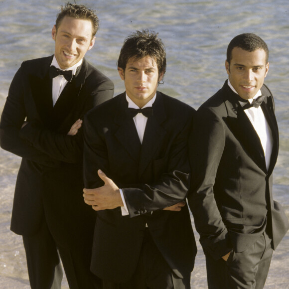 Archives - Dans les Caraïbes, à Saint-Barthélemy, le groupe 2be3 composé de Filip Nikolic, Adel Kachermi et Frank Delay. Le 12 mars 1998.