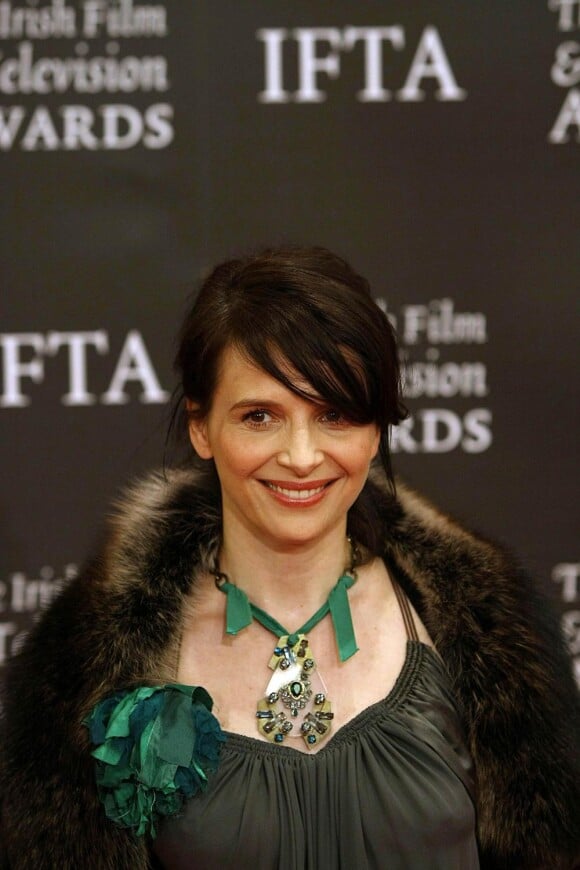 Juliette Binoche à la 7e édition des Irish Film and Television Awards. 20/02/2010