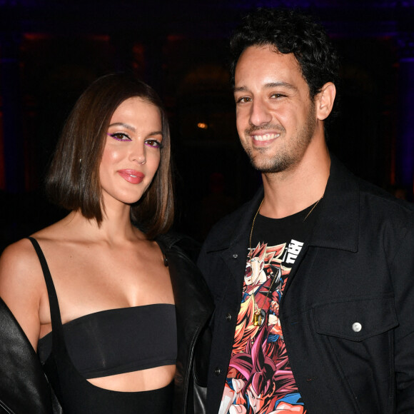 Iris Mittenaere et Diego El Glaoui sont en couple depuis plus de trois ans.
Exclusif - Iris Mittenaere et son compagnon Diego El Glaoui - People lors du défilé Etam Live Show 2022 dans les jardins des Archives Nationales lors de la fashion week printemps/été  © Agence Bestimage