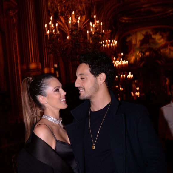 Fous amoureux, ils se sont fiancés en août 2022.
Exclusif - Iris Mittenaere et son compagnon Diego El Glaoui - Dîner Etam après le défilé Etam Live Show 2021 à l'Opéra Garnier à Paris, le 4 octobre 2021. © Rachid Bellak / Bestimage