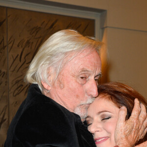 Exclusif - Claude Bouillon et Isabelle Boulay lors du concert d'Isabelle Boulay à l'Olympia. Paris, le 18 octobre 2017. © Guirec Coadic/Bestimage