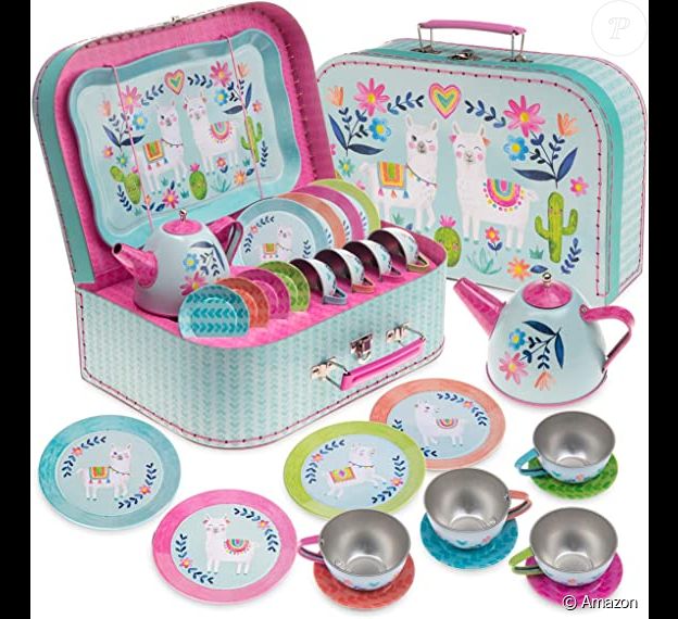 Votre enfant va pouvoir accueillir tout le monde pour le thé avec ce service à thé pour enfant Jewelkeeper