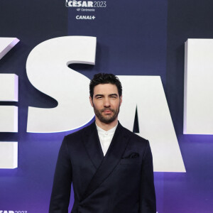 Tahar Rahim au photocall de la 48ème cérémonie des César à l'Olympia à Paris le 24 février 2023 © Dominique Jacovides / Olivier Borde / Bestimage 