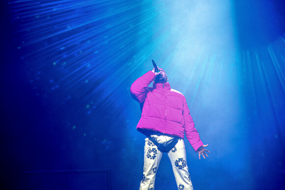Chris Brown en concert à l'Accor Hotel Arena (Bercy) à Paris, le 23 février 2023. 