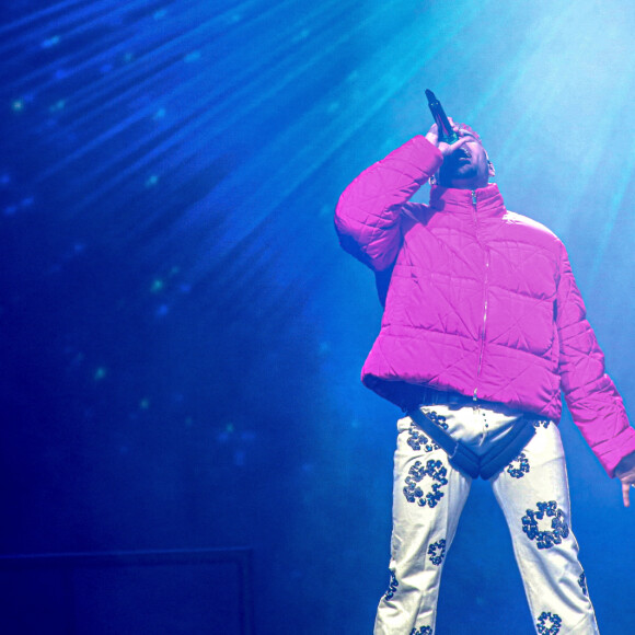 Chris Brown en concert à l'Accor Hotel Arena (Bercy) à Paris, le 23 février 2023. 