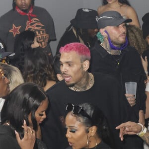 Exclusif - Chris Brown - After-Show de Chris Brown, après son concert à l'Accor Hotel Arena (Bercy), à la salle Martin Luther King de Créteil à Paris, le 24 février 2023. © Jack Tribeca / Bestimage 