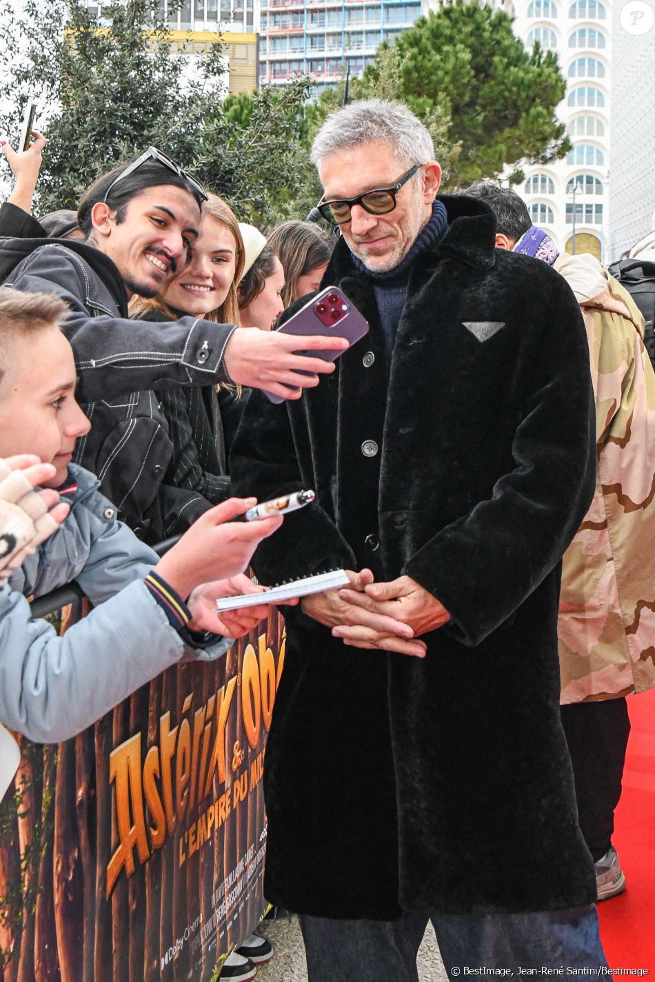 Vincent Cassel à l'avantpremière du film Asterix et Obelix L'Empire