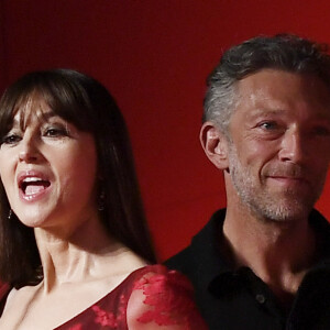 Monica Bellucci et Vincent Cassel lors de la projection du film "Irreversible" pendant le 76e Festival du Film de Venise la Mostra à Venise en Italie, le 31 août 2019.
