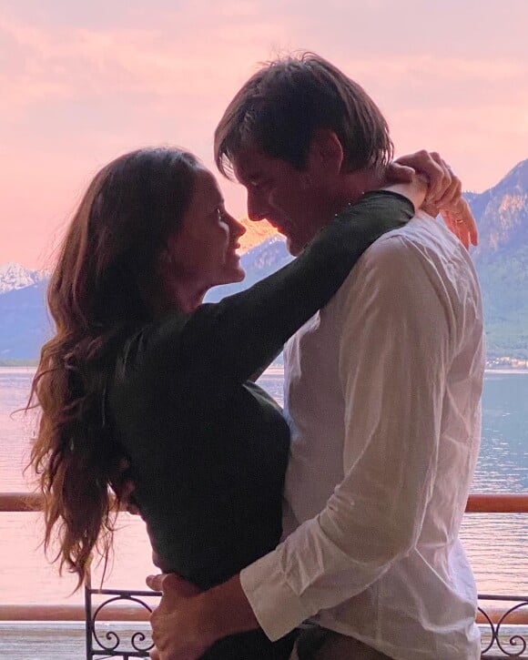 Carole Dechantre et son mari Sébastien sur Instagram. Le 5 décembre 2021.