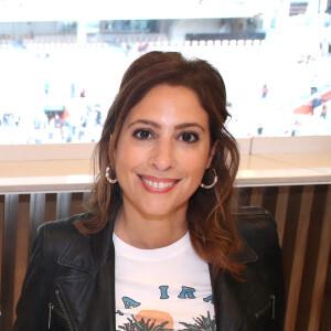 Léa Salamé au déjeuner de la finale Messieurs de France Télévision (jour 15) sur la terrasse de France Télévision lors des Internationaux de France de Tennis de Roland Garros 2022 à Paris, France, le 5 Juin 2022. © Bertrand Rindoff/Bestimage