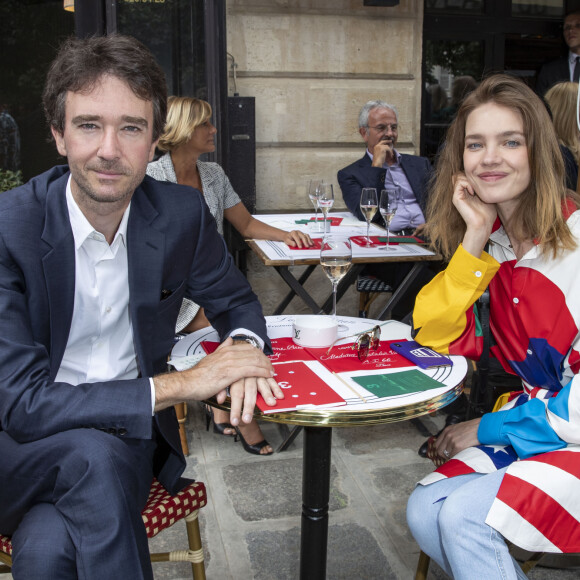 Antoine Arnault et Natalia Vodianova  lors du défilé Louis Vuitton mode Hommes printemps-été 2020 à Paris le 20 juin 2019. © Olivier Borde / Bestimage