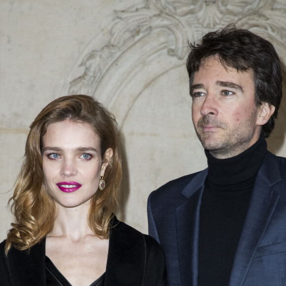 Antoine Arnault et Natalia Vodianova - Photocall du défilé de mode "Christian Dior", collection Haute-Couture printemps-été 2018, à Paris. Le 22 janvier 2018 © Olivier Borde / Bestimage