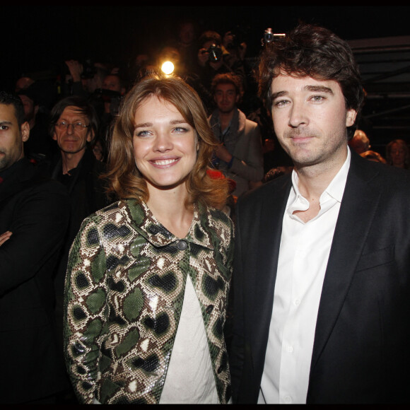 Antoine Arnault et Natalia Vodianova au défilé Etam en 2012