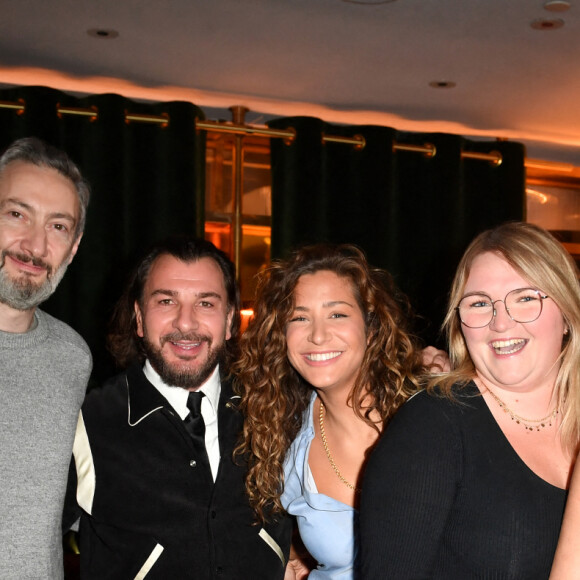 Exclusif - Rayane Bensetti, Vincent Desagnat, Michaël Youn, Manon Azem, Helena Noguerra, Lucien Jean-Baptiste - Cocktail de l'équipe du film "BDE" de M. Youn à Paris le 20 février 2023. © Veeren/Bestimage
