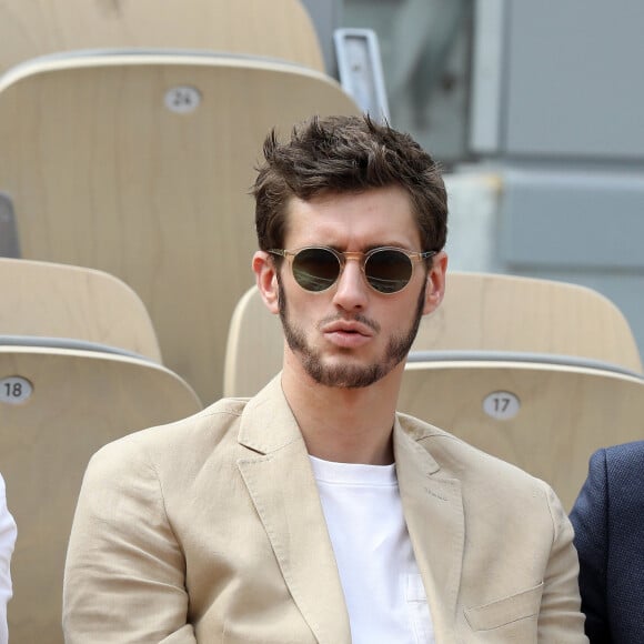 Jean-Baptiste Maunier dans les tribunes lors des internationaux de tennis de Roland Garros à Paris, France, le 31 mai 2019. © Jacovides-Moreau/Bestimage 