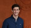 Jean-Baptiste Maunier au village lors des Internationaux de France de Tennis de Roland Garros à Paris. © Dominique Jacovides-Cyril Moreau / Bestimage 