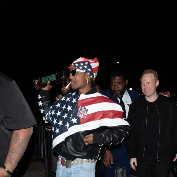ASAP Rocky, Tyga et leurs amis font la fête au club "Maya" à Phoenix après le Super Bowl, le 12 février 2023.