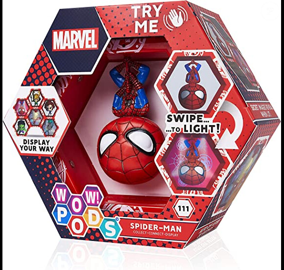 Votre enfant aura une figurine Spider-Man dans une position culte avec cette figurine Spider-Man Wow Pods Avengers Collection