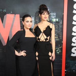 Demi Lovato and Melissa Barrera à la première du film "Scream VI" à New York, le 6 mars 2023. 