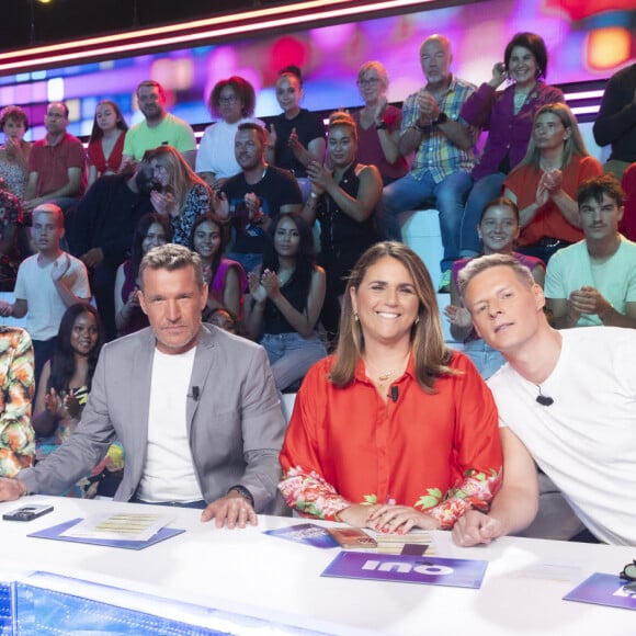 Exclusif - Delphine Wespiser, Bernard Montiel, Kelly Vedovelli, Benjamin Castaldi, Valérie Benaim, Matthieu Delormeau - Enregistrement de la dernière émission TPMP (Touche Pas à Mon Poste), présentée par C.Hanouna et diffusée en direct sur C8 le 23 juin 2022 © Jack Tribeca / Bestimage