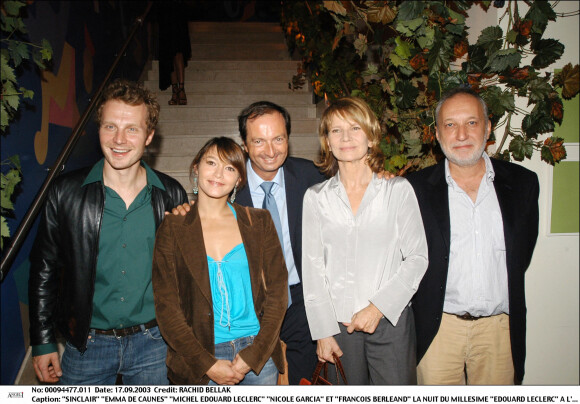 Sinclair, Emma de Caunes, Michel Edouard Leclerc, Nicole Garcia et François Berléand