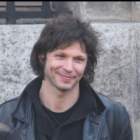 Bertrand Cantat - Obsèques d'Alain Bashung à l'église Saint-Germain-des-Prés le 20 mars 2009