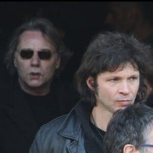 Bertrand Cantat - Obsèques d'Alain Bashung à l'église Saint-Germain-des-Prés le 20 mars 2009