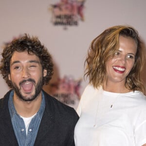 Laure Manaudou et son compagnon Jérémy Frérot - Arrivées à la 17ème cérémonie des NRJ Music Awards 2015 au Palais des Festivals à Cannes, le 7 novembre 2015. 