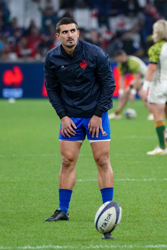 Thomas Ramos (France) - Equipe de France - Le XV de France bat le Springboks (30-26) pour leur deuxième test-match automnal au stade Vélodrome à Marseille, France, le 12 novembre 2022. © Norbert Scanella/Panoramic/Bestimage