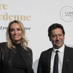 Christelle Bardet et laurent gerra, lors de la cérémonie de clôture de la 12e édition du Festival du film Lumière à Lyon, du 10 au 18 octobre 2020. Le festival rend, cette année, hommage aux cinéastes belges Jean-Pierre et Luc Dardenne, doubles lauréats de la Palme d'Or. Lyon, le 16 octobre 2020. © Sandrine Thesillat / Panoramic / Bestimage