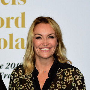 Laurent Gerra, sa compagne Christelle Bardet - Photocall de la soirée de remise de prix du festival Lumière 2019 à Lyon le 18 octobre 2019. © Romain Doucelin / Bestimage