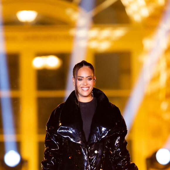 Exclusif - Amel Bent - Enregistrement de l'émission "La grande soirée du 31 à Fontainebleau" au Château de Fontainebleau, diffusée le 31 décembre sur France 2 © Tiziano Da Silva-Cyril Moreau / Bestimage