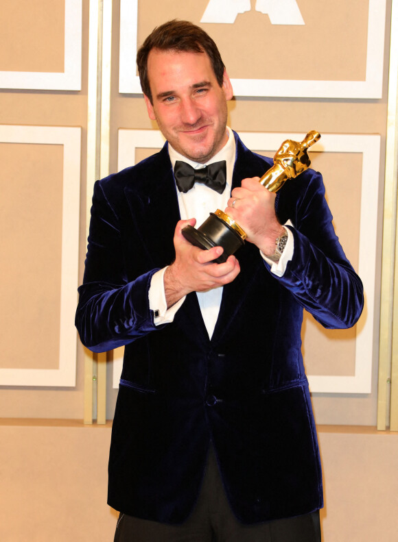 James Friend dans la press-room de la 95ème édition de la cérémonie des Oscars à Los Angeles, le 12 mars 2023.